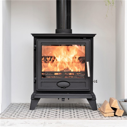 Hampton double-sided Ecodesign-ready Defra-approved wood burning stove