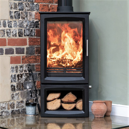 5kw small wood burning stove with stand