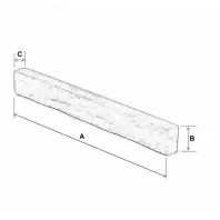 EasyBeam / Non Combustible 48" Dark Oak Beam