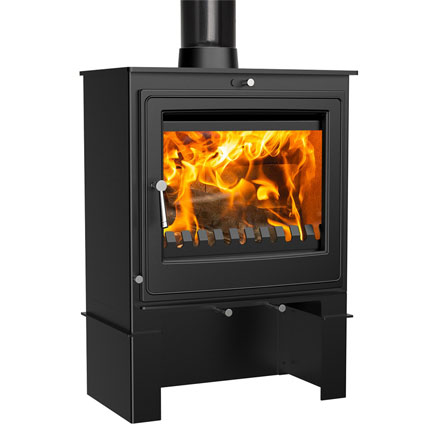 Ottawa Ottawa MF12 with Stand/Log store Multi-Fuel stove - Defra-approved